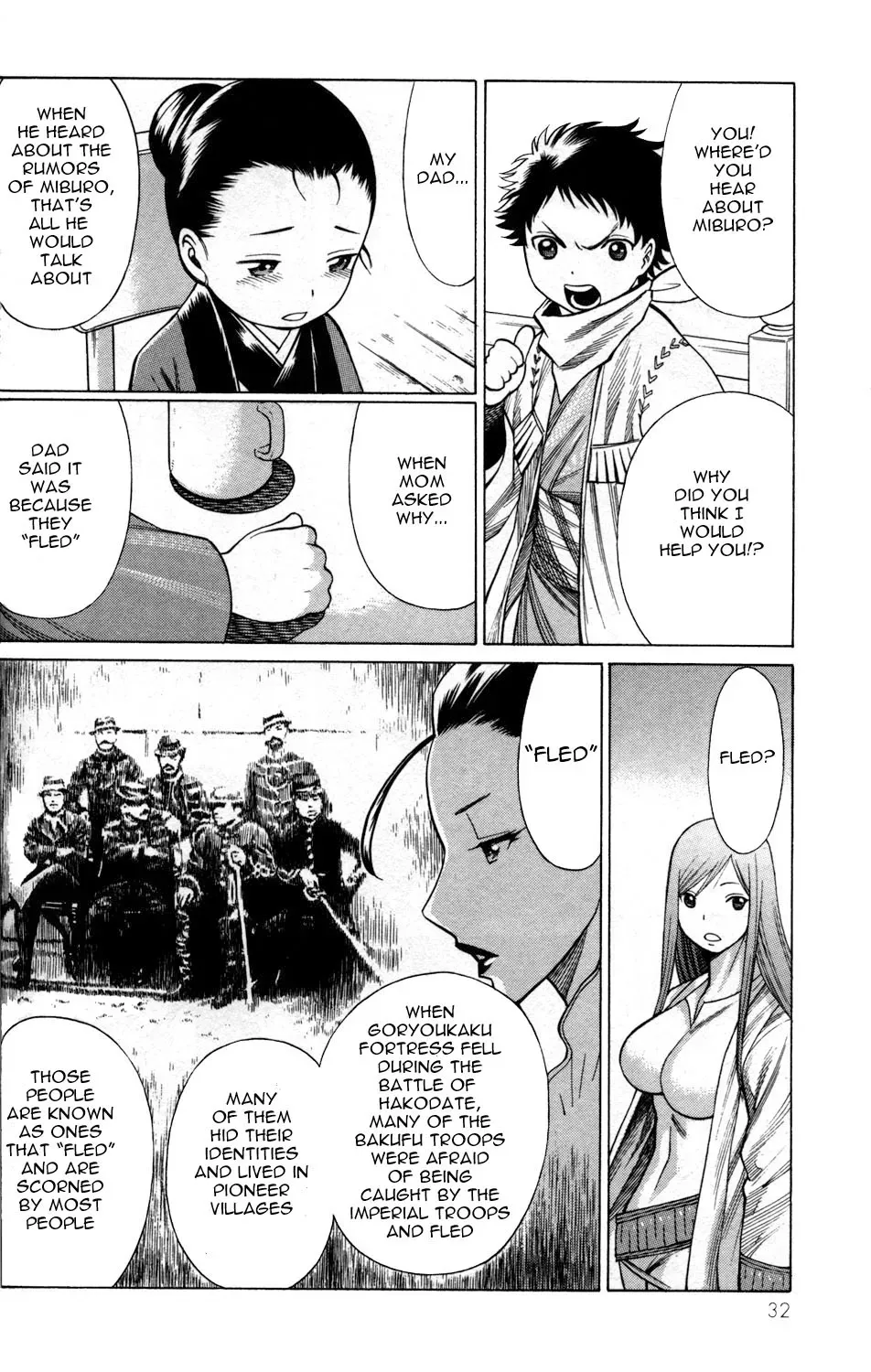 Tale of the Hakodate Youjin Outlaws - Himegami Chapter 5 page 34 - 