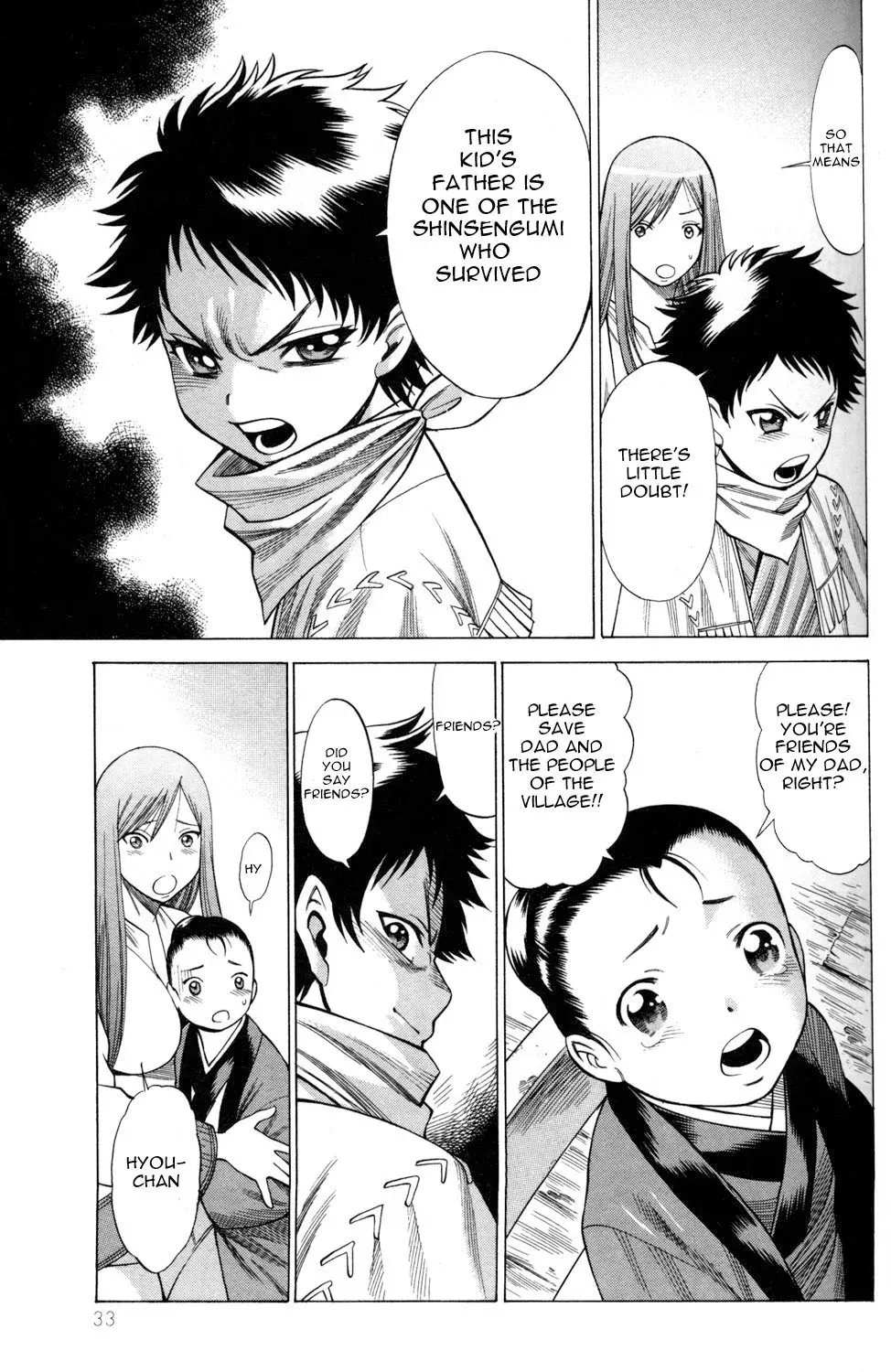 Tale of the Hakodate Youjin Outlaws - Himegami Chapter 5 page 35 - 