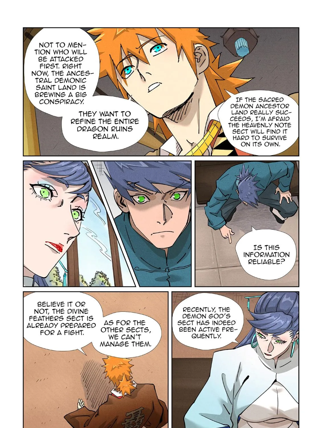 Tales of Demons and Gods (Colored) Chapter 435.5 page 19 - 