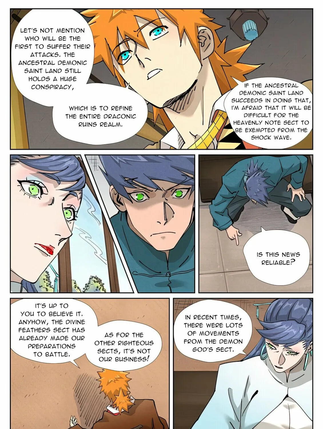 Tales of Demons and Gods (Colored) Chapter 435.6 page 17 - 