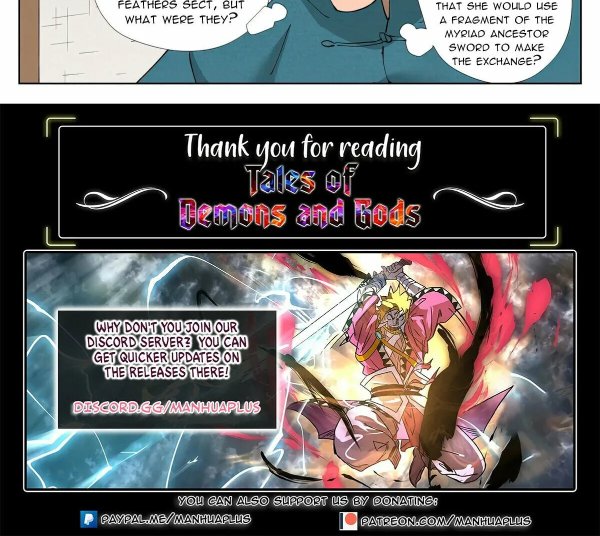Tales of Demons and Gods (Colored) Chapter 435.6 page 20 - 