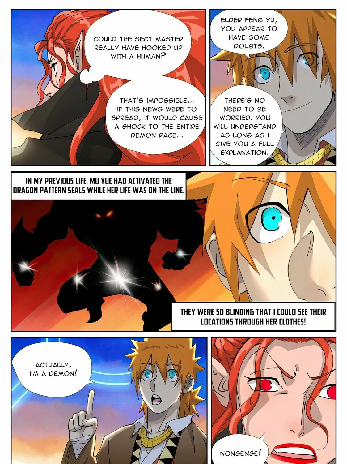 Tales of Demons and Gods (Colored) Chapter 440.6 page 13 - 