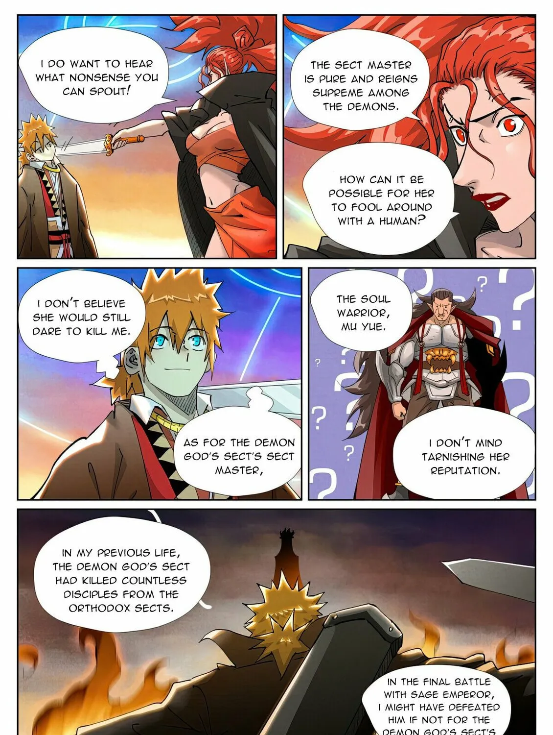 Tales of Demons and Gods (Colored) Chapter 440.6 page 7 - 