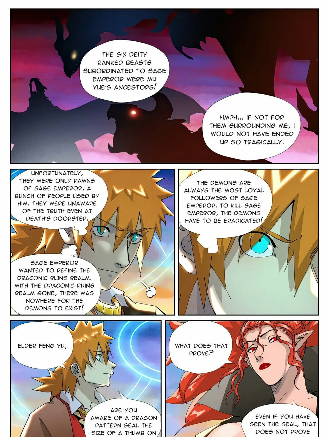 Tales of Demons and Gods (Colored) Chapter 440.6 page 9 - 
