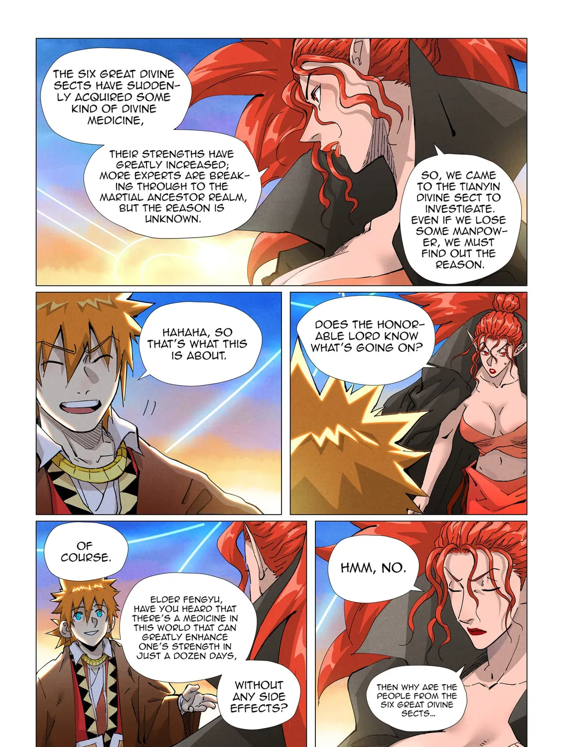 Tales of Demons and Gods (Colored) Chapter 441.1 page 13 - 