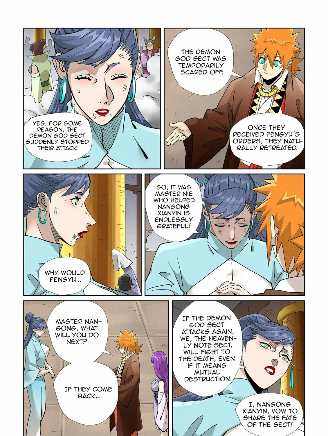 Tales of Demons and Gods (Colored) Chapter 442.5 page 13 - 