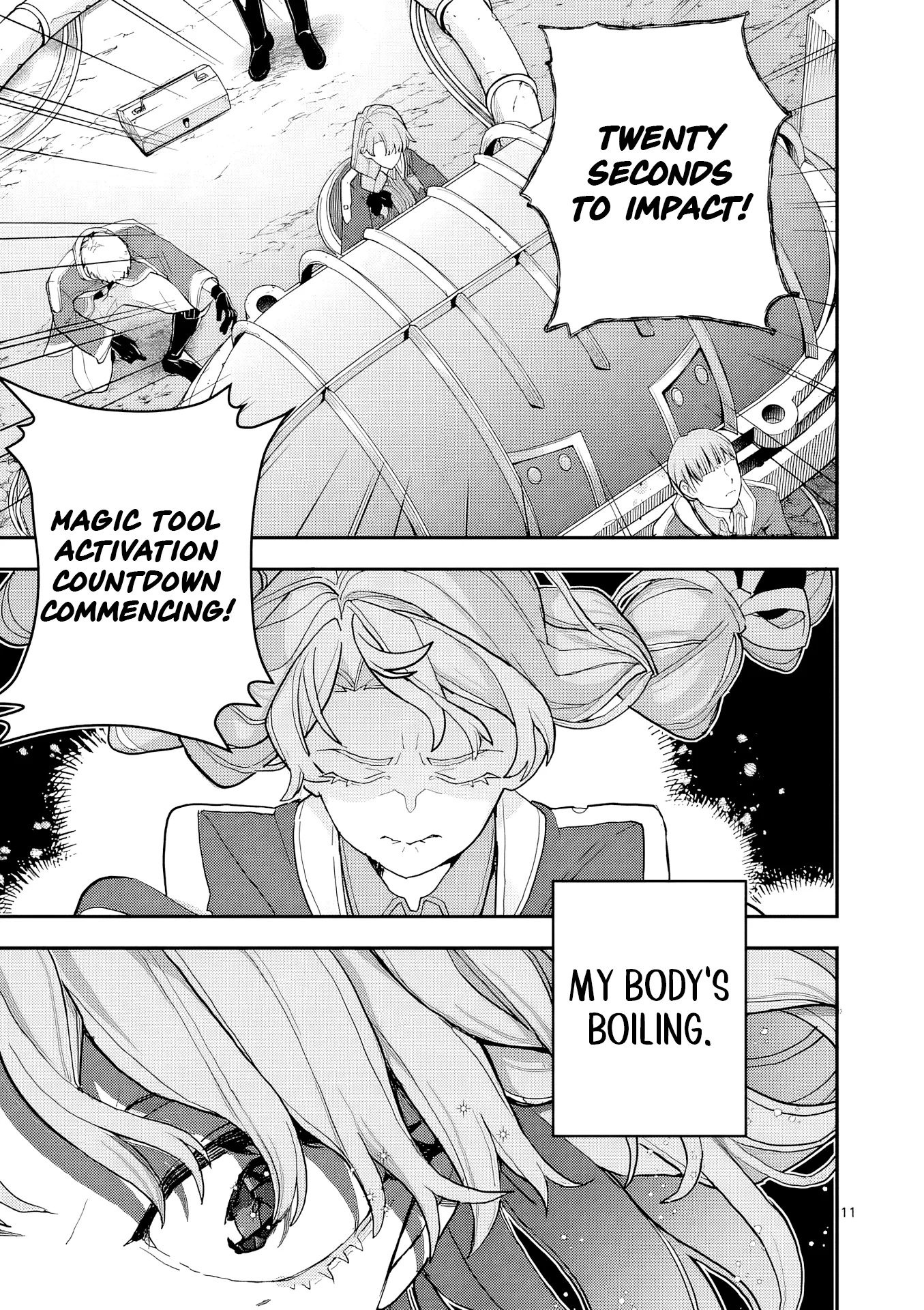 Teikoku Dai 11 Zensenkichi Madou Toshokan, Tadaima Kaikanchuu Chapter 10.1 page 12 - 