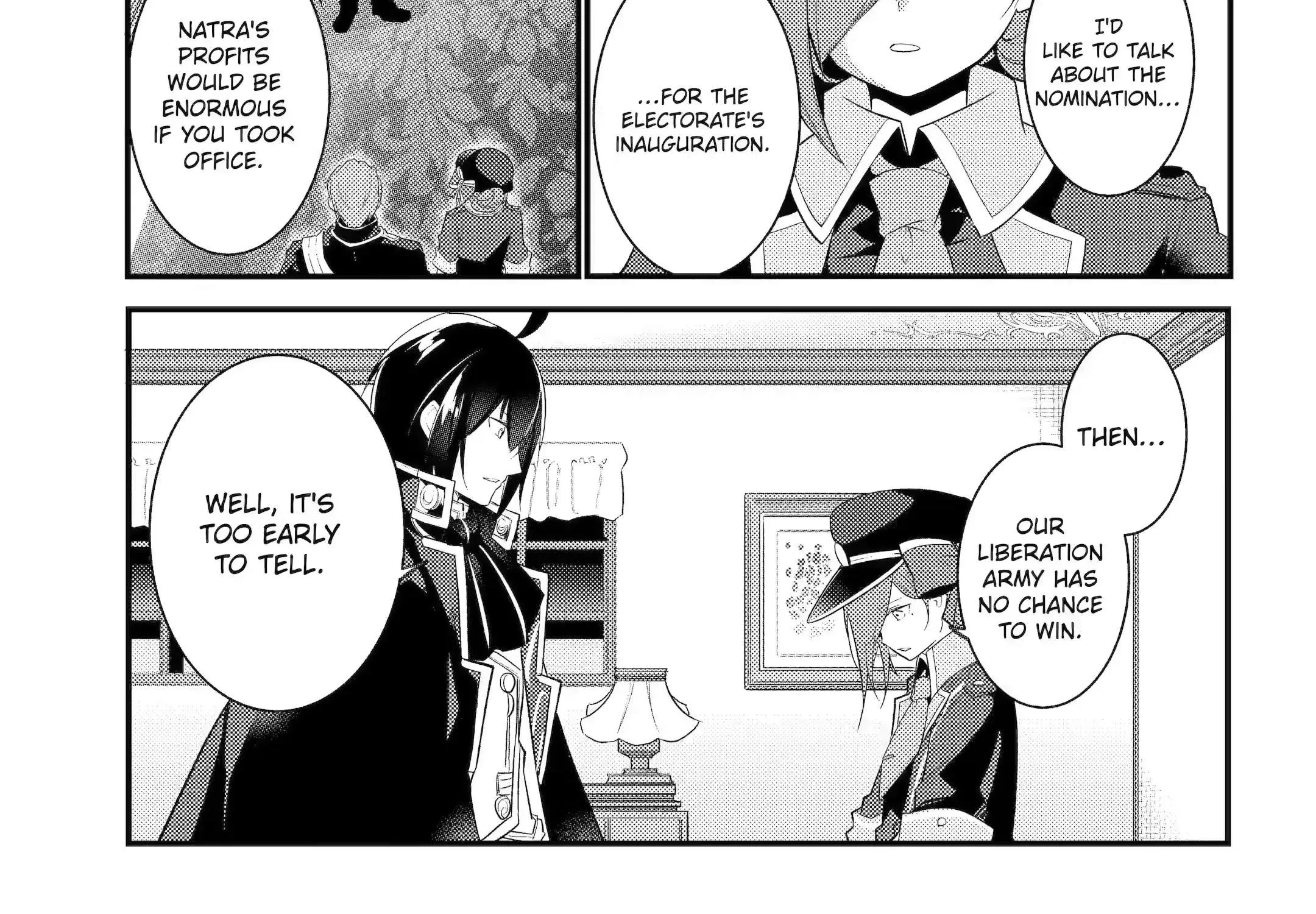 Tensai Ouji no Akaji Kokka Saisei Jutsu – Souda, Baikoku Shiyou Chapter 73 page 21 - 
