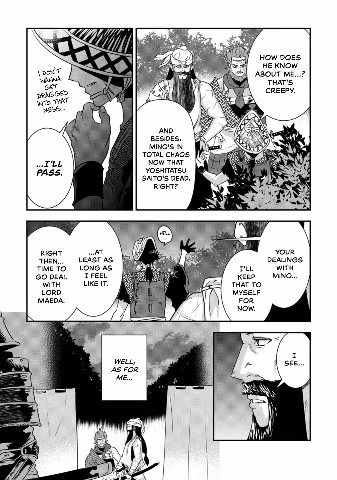 Tensei! Hanbei Takenaka: Surviving the Warring Feudal Japan with Fellow Tensei Warlords Chapter 14 page 17 - 
