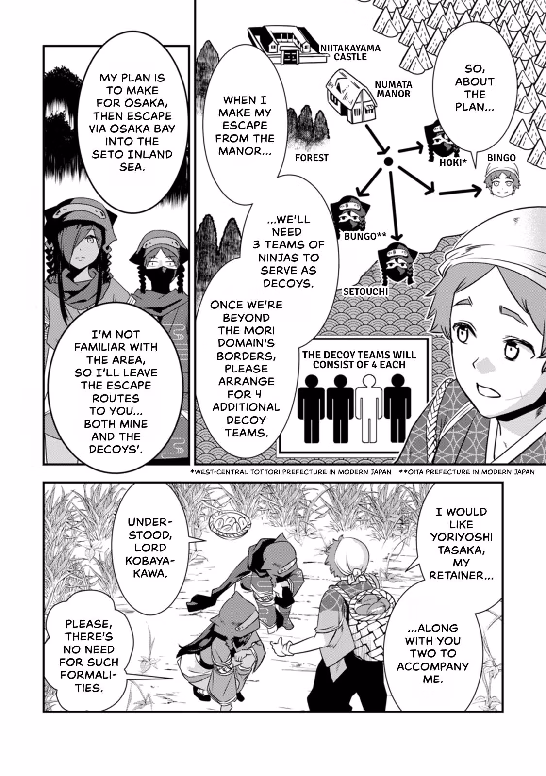 Tensei! Hanbei Takenaka: Surviving the Warring Feudal Japan with Fellow Tensei Warlords Chapter 22 page 14 - 