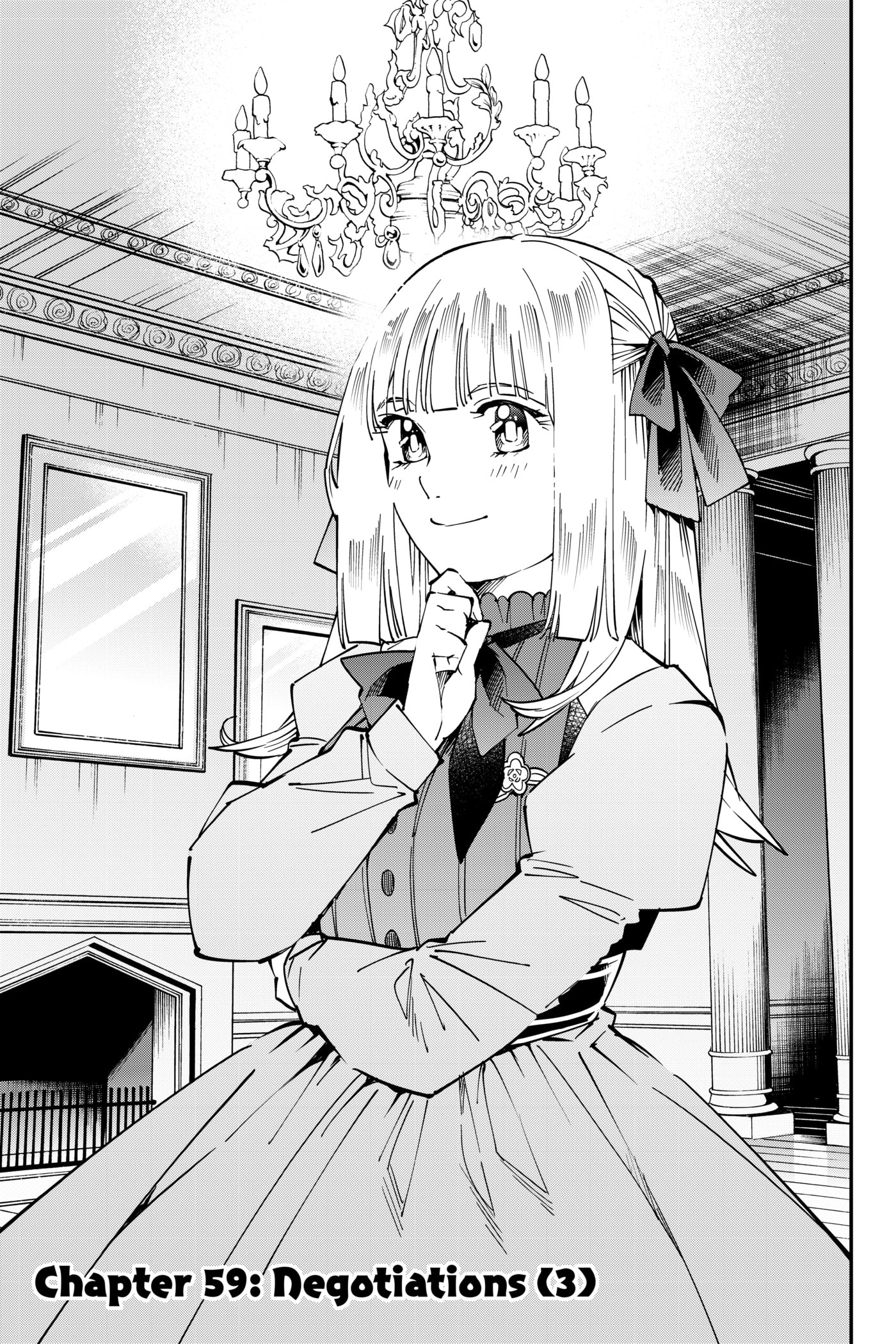 Tensei Kizoku, Kantei Skill de Nariagaru: Jakushou Ryouchi o Uketsuida node, Yuushuu na Jinzai o Fuyashiteitara, Saikyou Ryouchi ni Natteta Chapter 59 page 1 - 
