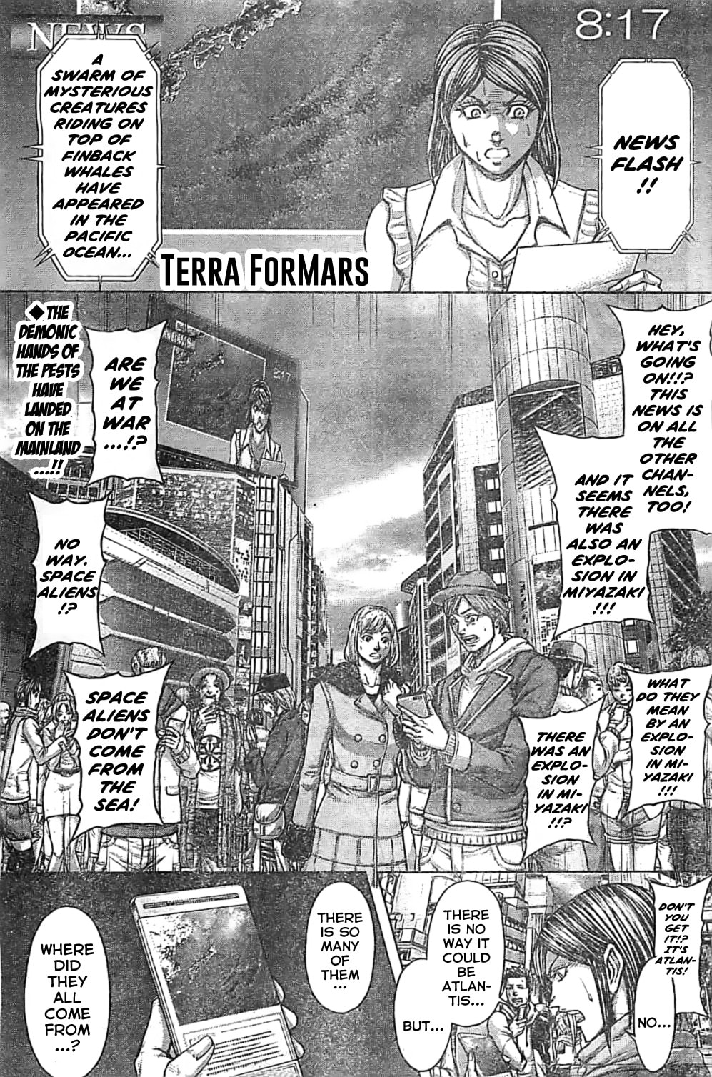 Terra Formars Chapter 202.1 page 1 - 