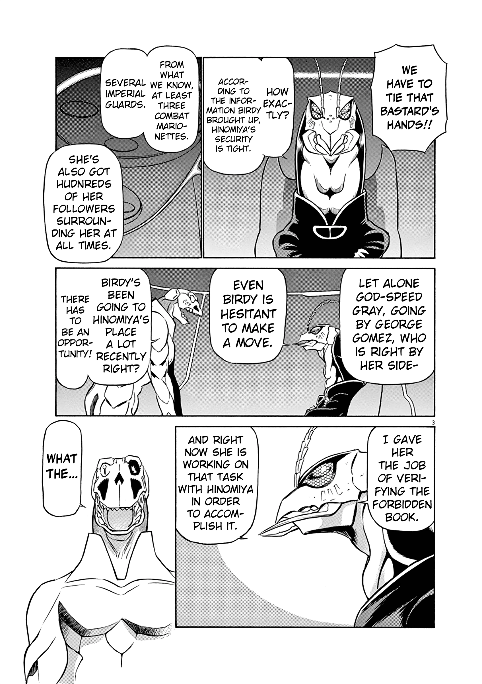 Tetsuwan Birdy Evolution Chapter 128 page 3 - 
