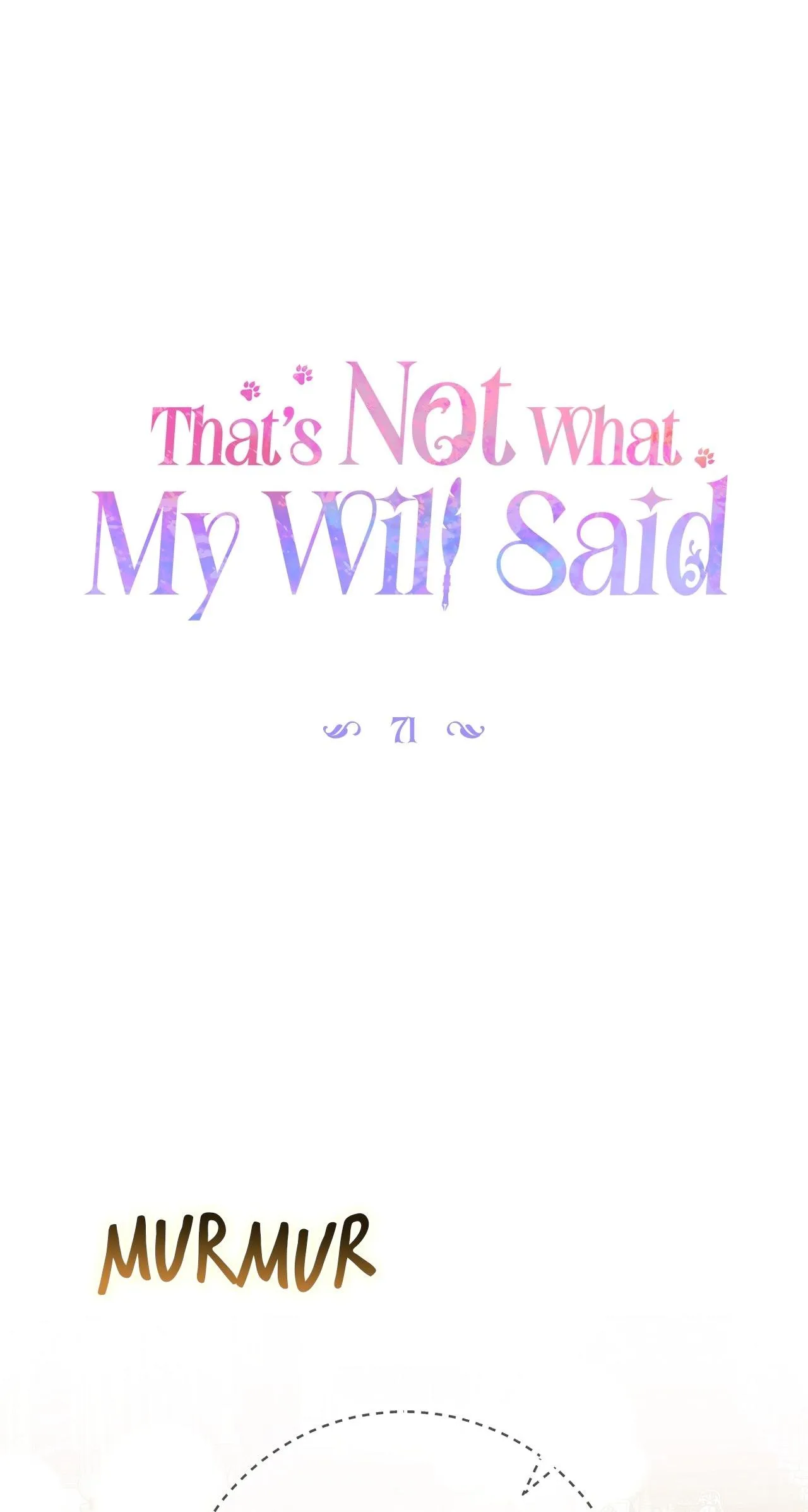 That's Not What My Will Said Chapter 71 page 15 - 
