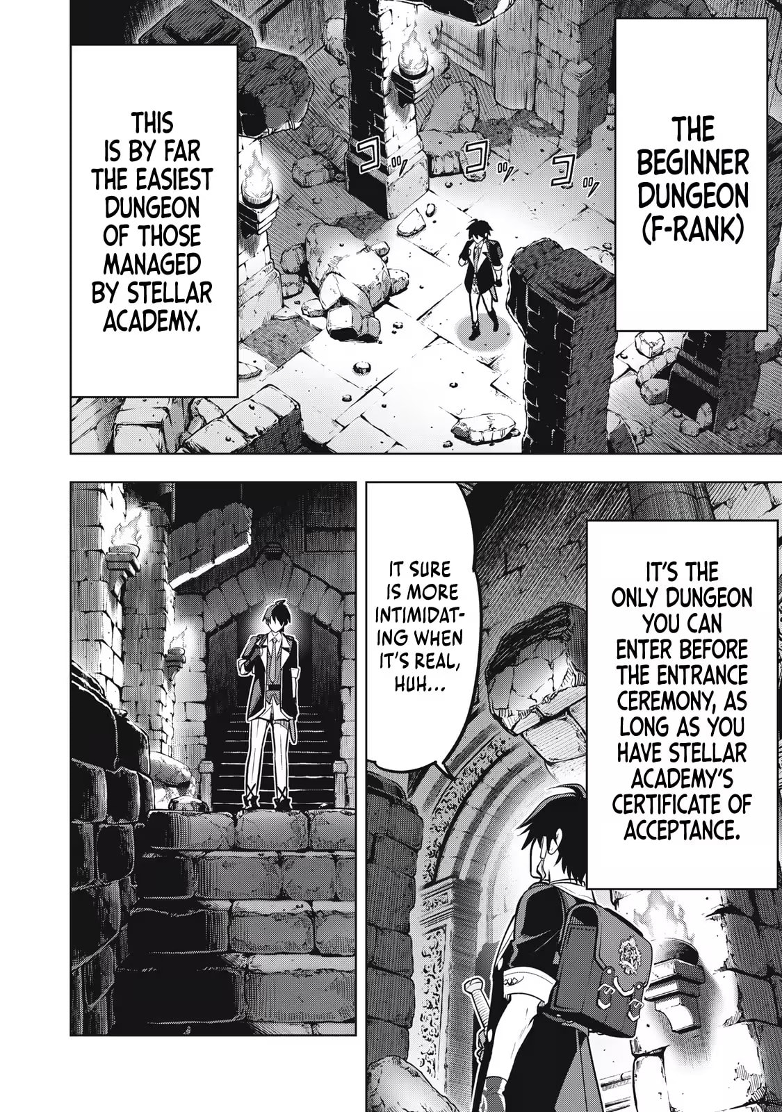 The Academy's Strongest Mob Healer: Reincarnated as a Mob in a Deadly Game World, I Dominate with the Useless Job [Healer] and My Original Knowledge Chapter 1.2 page 4 - 