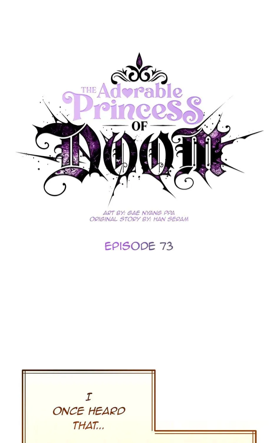 The Adorable Princess of Doom Chapter 73 page 30 - 