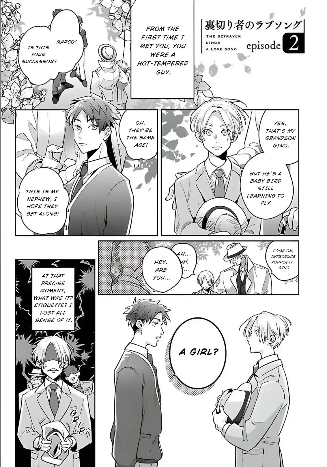The Betrayer's Love Song Chapter 2 page 1 - 