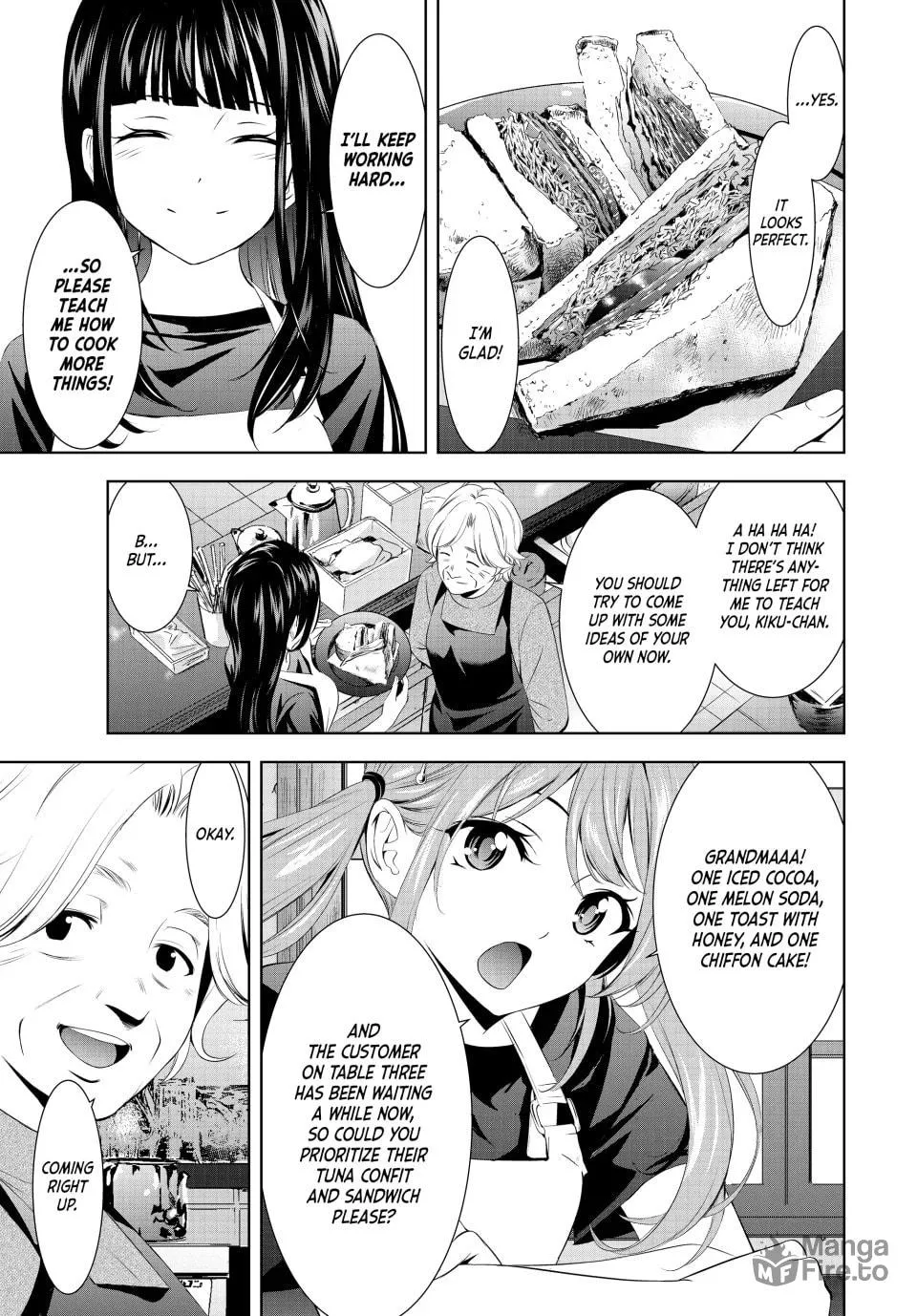 The Café Terrace and Its Goddesses Chapter 198 page 3 - 
