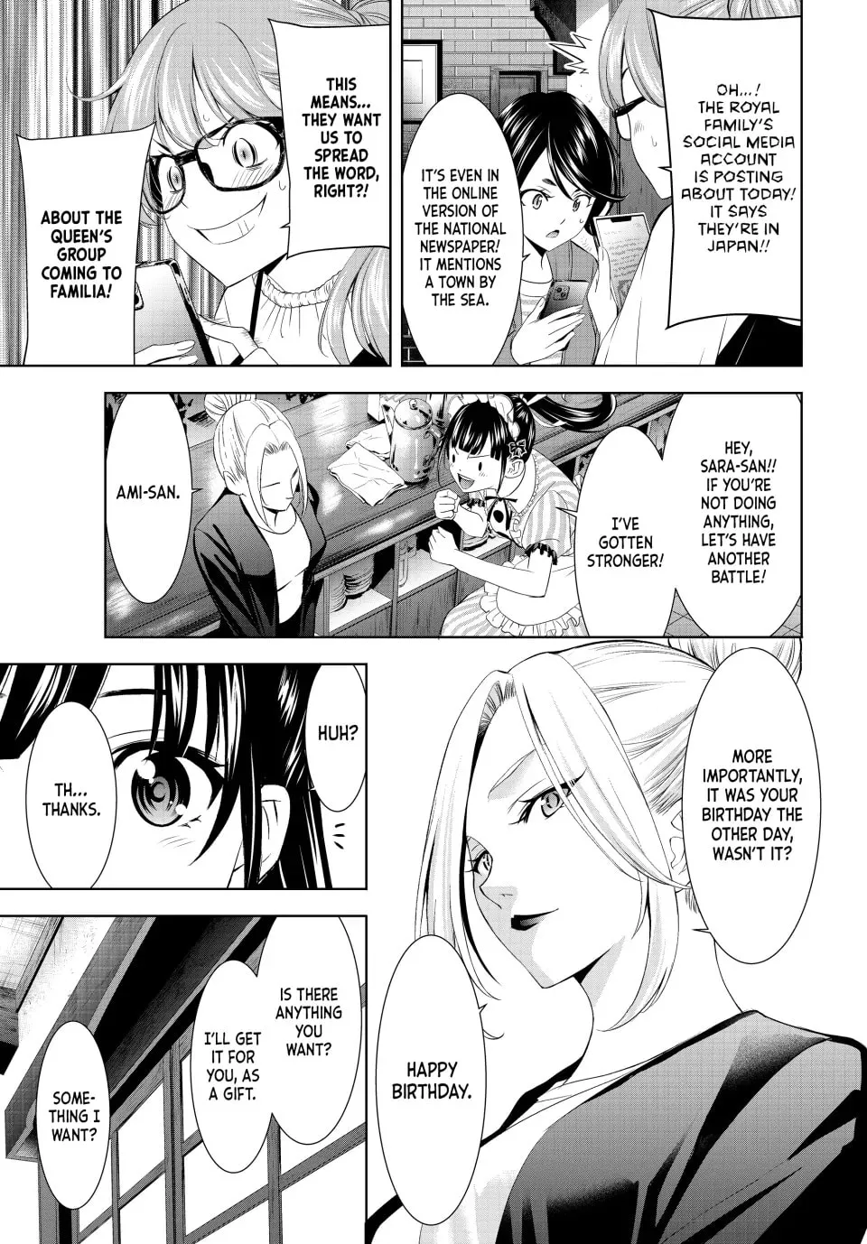 The Café Terrace and Its Goddesses Chapter 213 page 9 - 