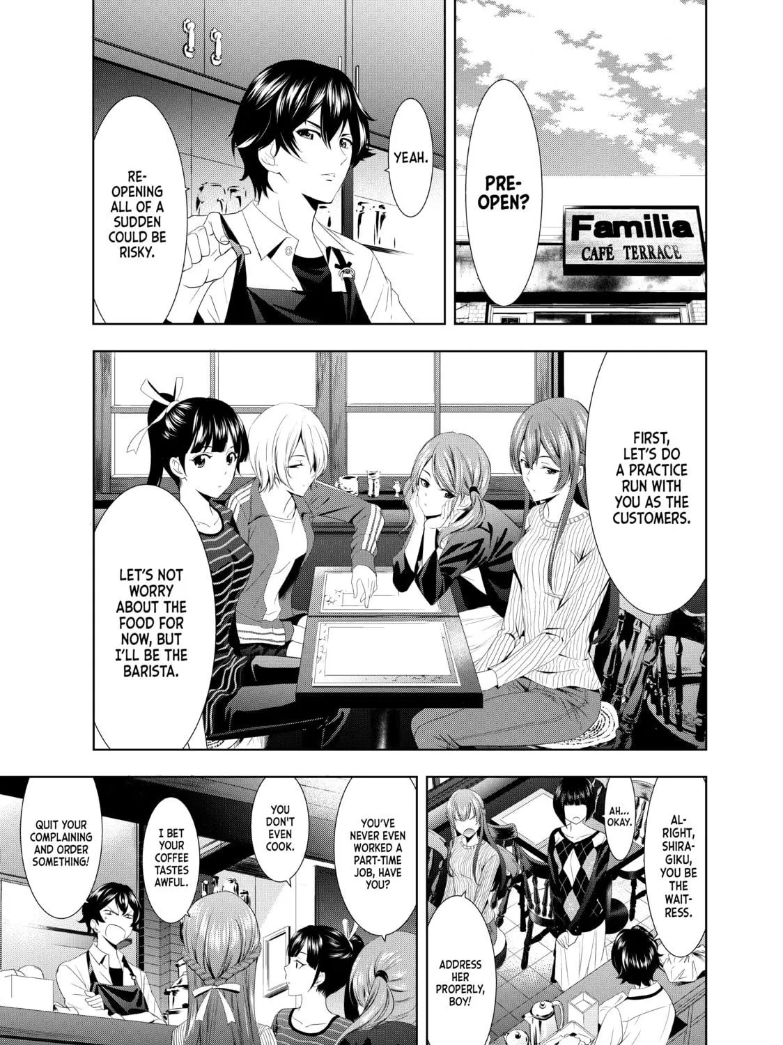The Café Terrace and Its Goddesses Chapter 3 page 5 - 