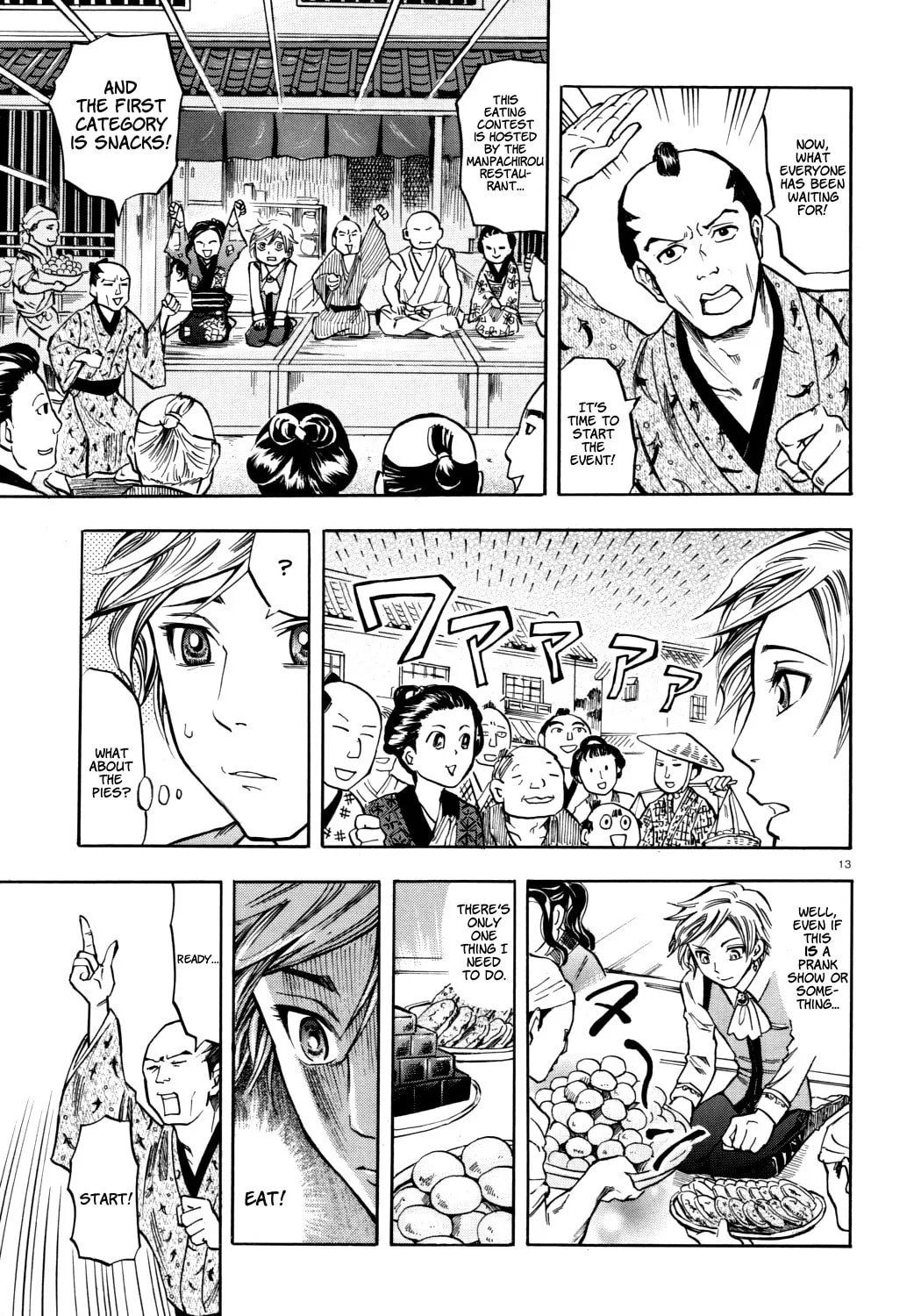The Competitive Eater Who Leapt Through Time Chapter 0 page 13 - 