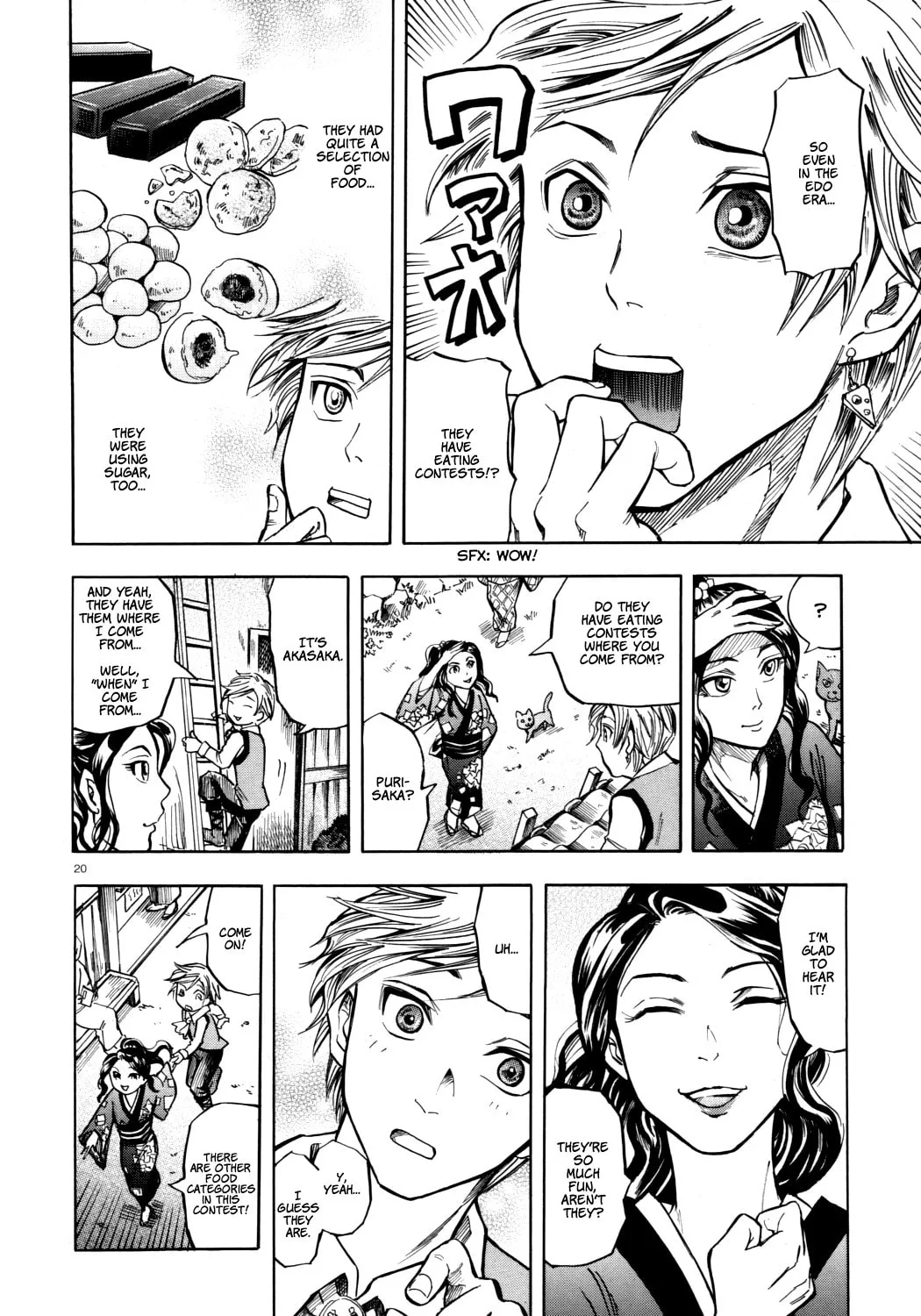 The Competitive Eater Who Leapt Through Time Chapter 0 page 20 - 