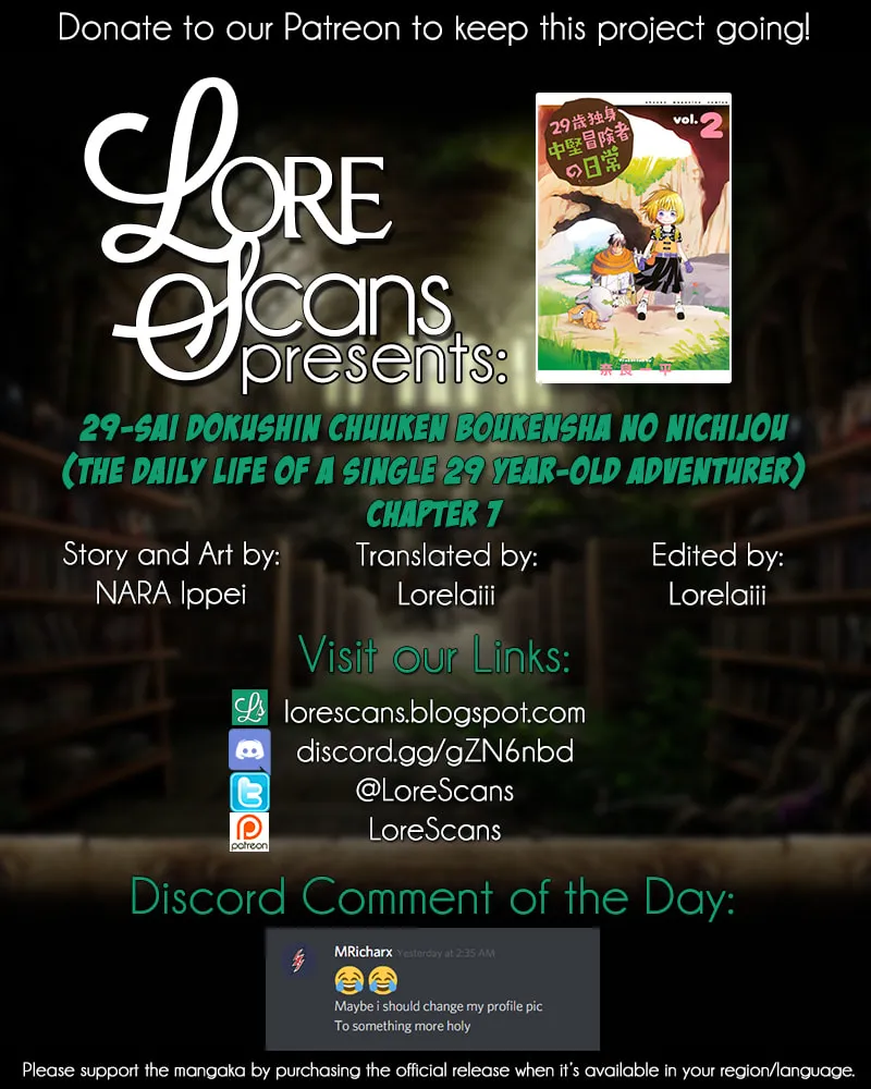 The Daily Life of a Single 29-Year-Old Adventurer Chapter 7 page 34 - 
