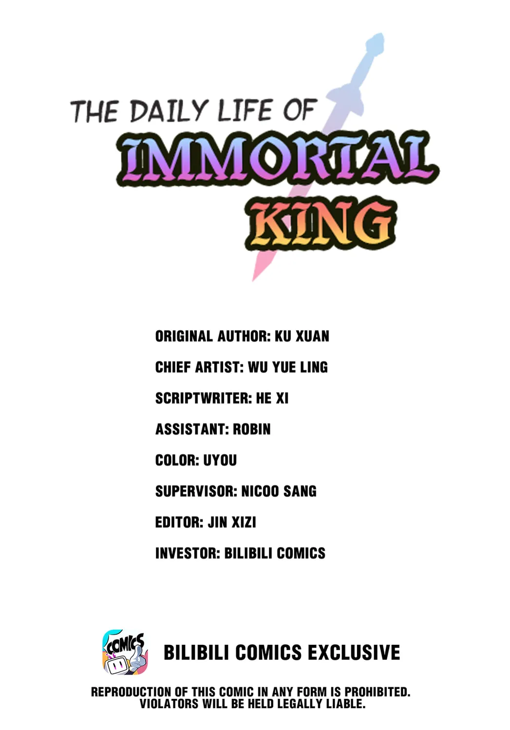 The Daily Life of Immortal King (Colored) Chapter 103 page 1 - 