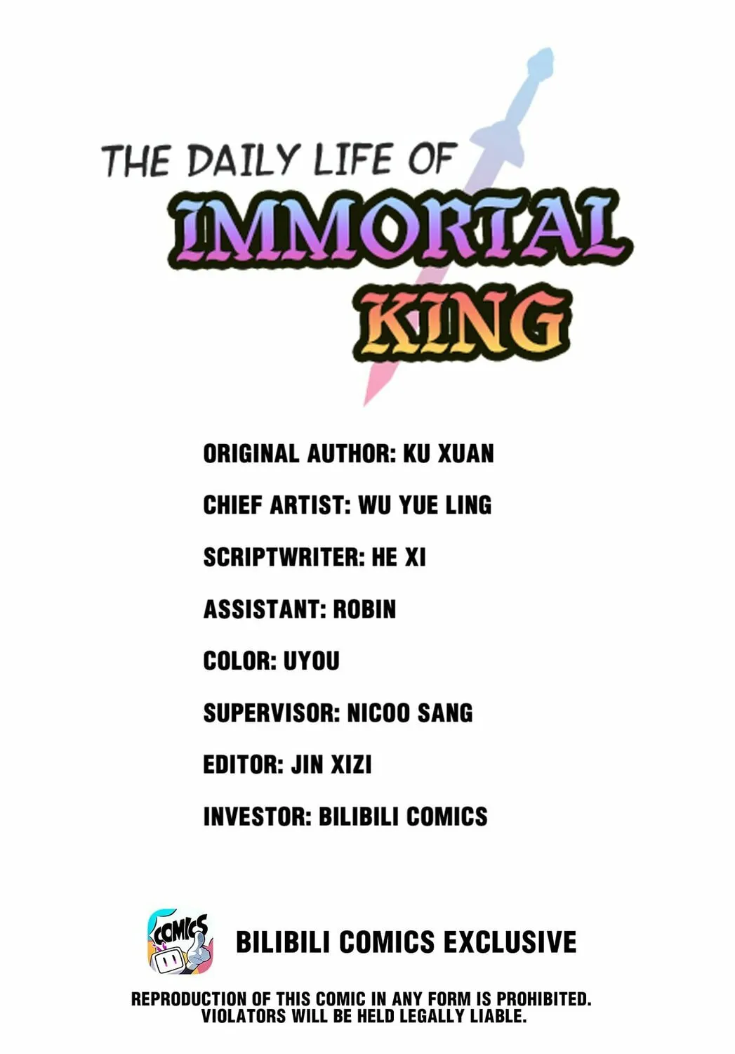 The Daily Life of Immortal King (Colored) Chapter 104 page 1 - 