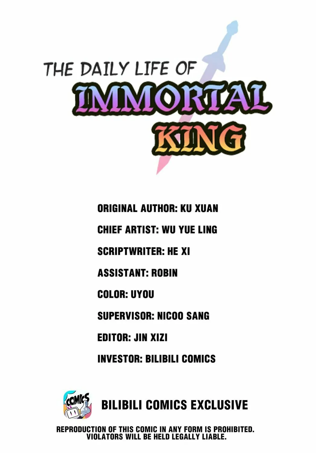 The Daily Life of Immortal King (Colored) Chapter 105 page 1 - 