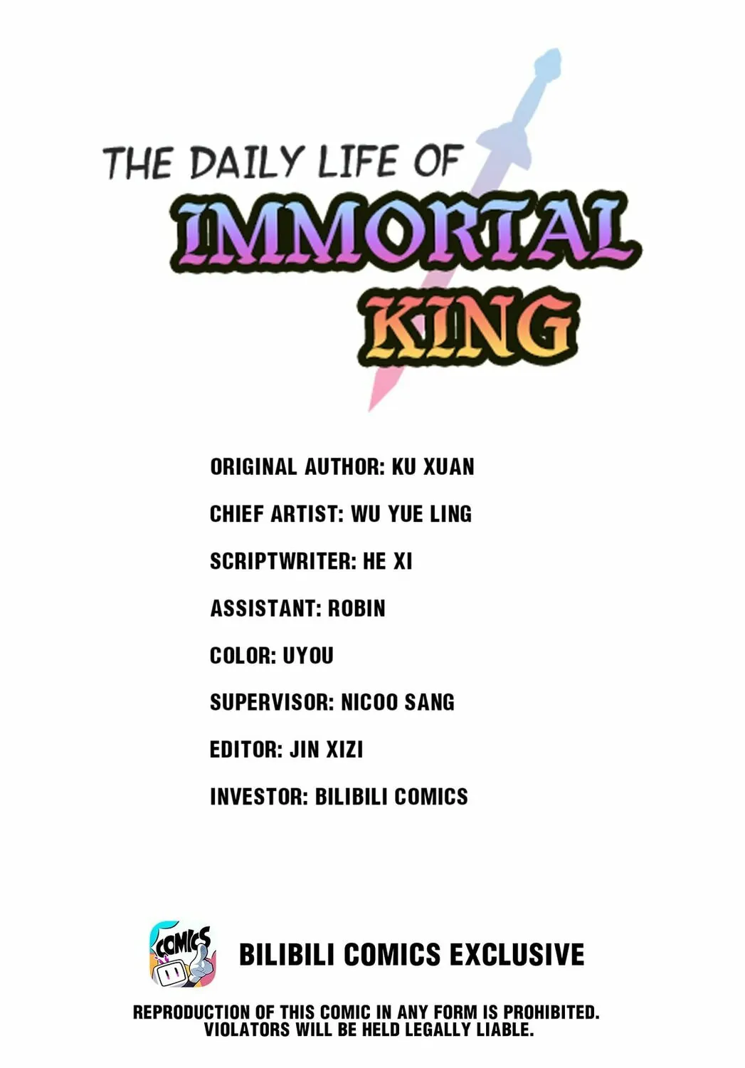 The Daily Life of Immortal King (Colored) Chapter 106 page 1 - 