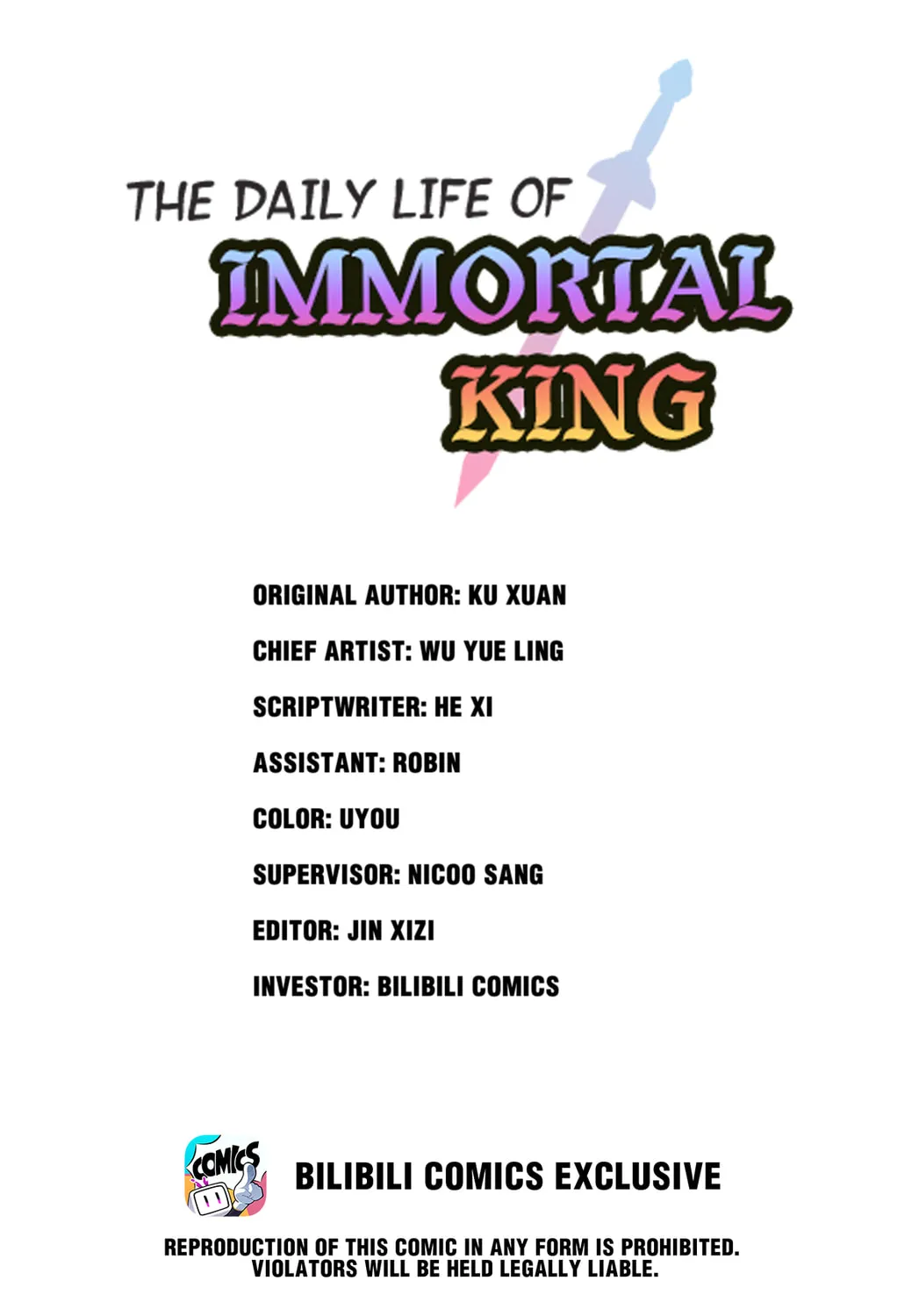 The Daily Life of Immortal King (Colored) Chapter 107 page 1 - 
