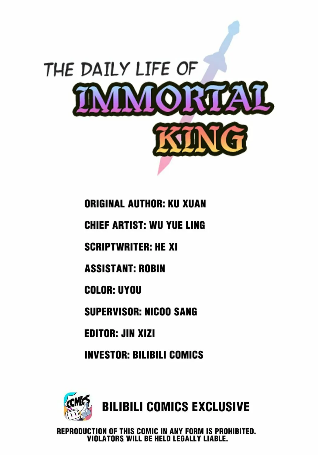 The Daily Life of Immortal King (Colored) Chapter 108 page 1 - 