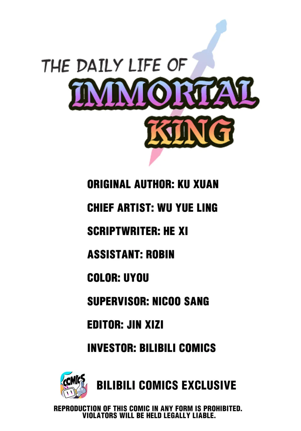 The Daily Life of Immortal King (Colored) Chapter 109 page 1 - 