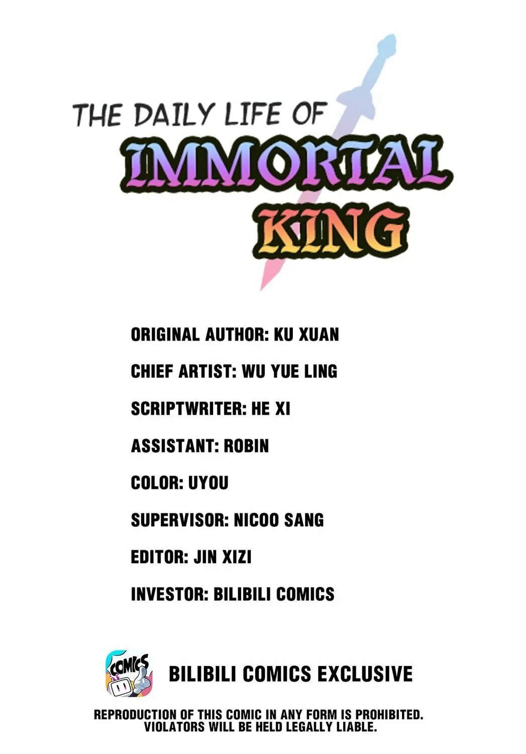 The Daily Life of Immortal King (Colored) Chapter 110 page 1 - 