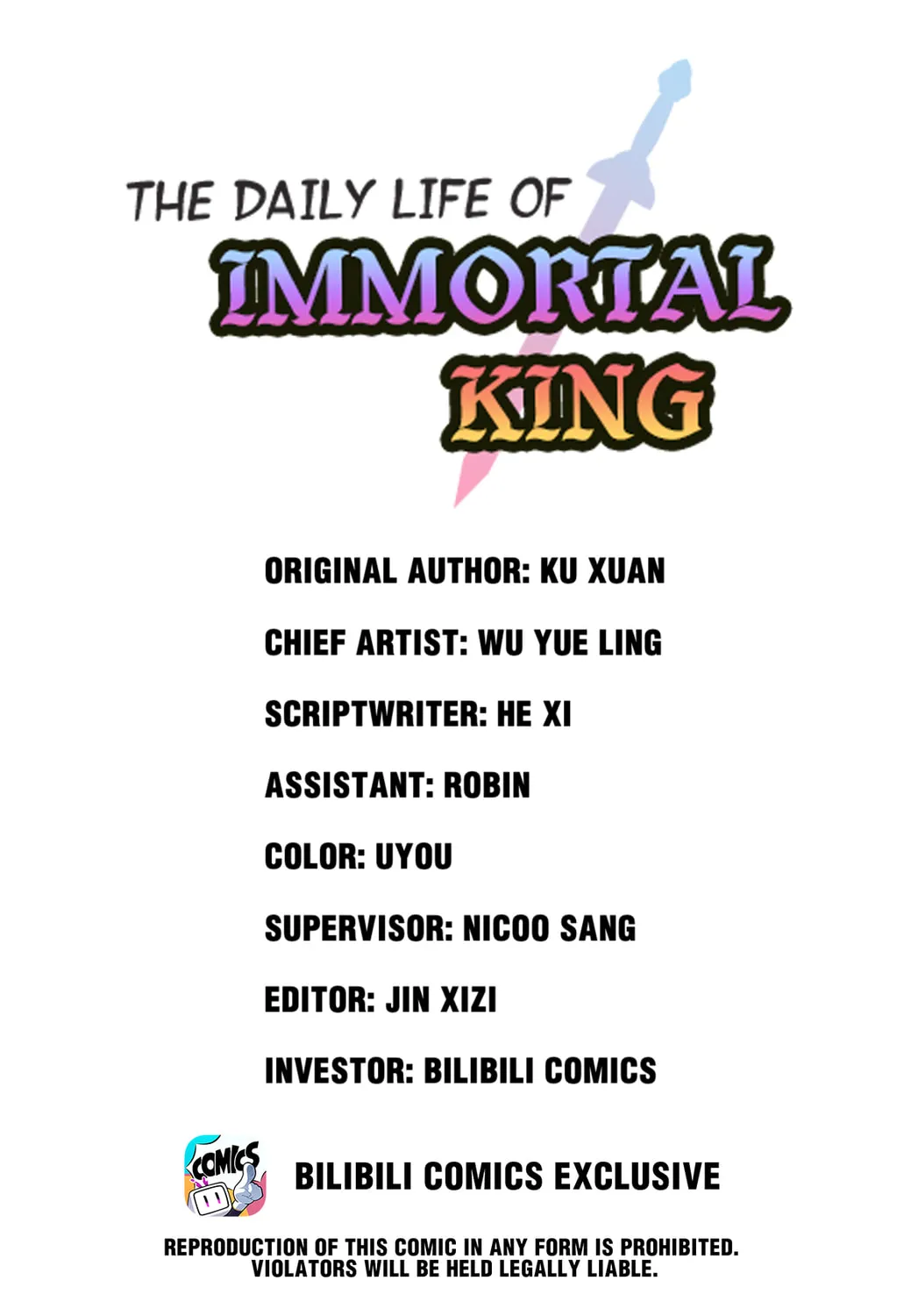 The Daily Life of Immortal King (Colored) Chapter 111 page 1 - 
