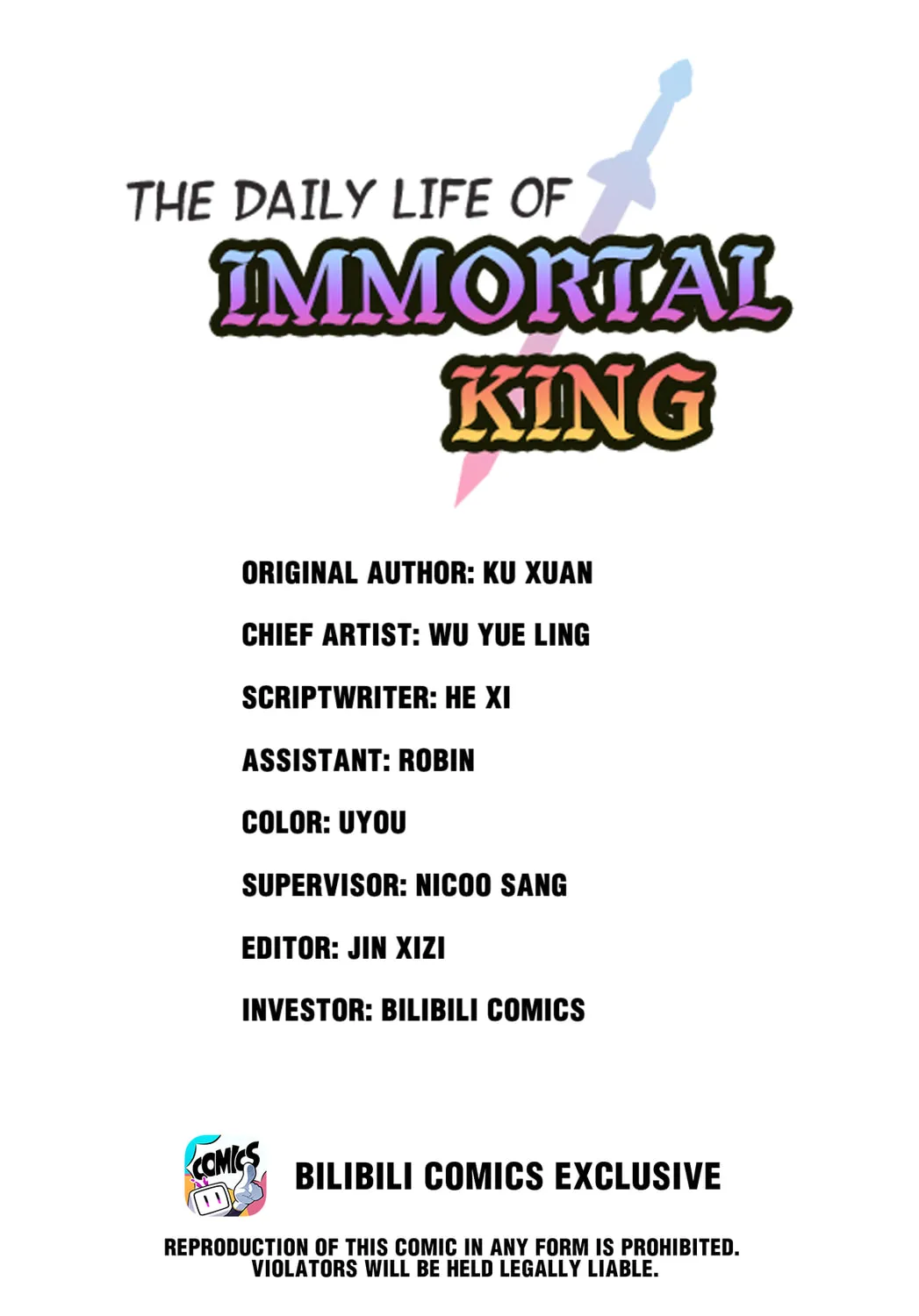 The Daily Life of Immortal King (Colored) Chapter 112 page 1 - 