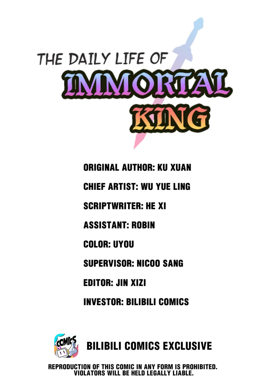 The Daily Life of Immortal King (Colored) Chapter 113 page 1 - 