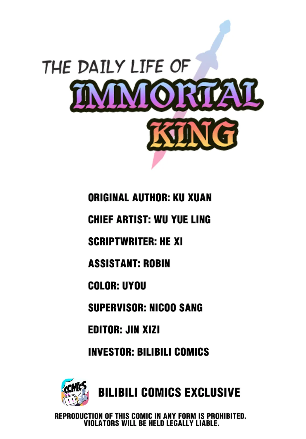 The Daily Life of Immortal King (Colored) Chapter 114 page 1 - 