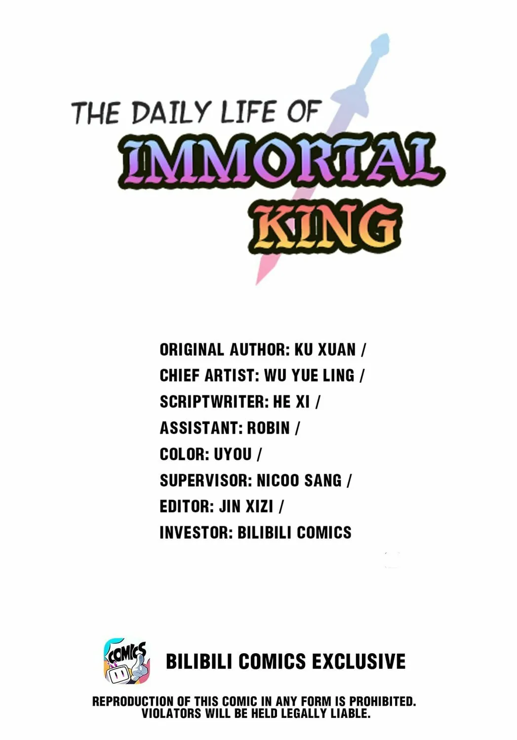 The Daily Life of Immortal King (Colored) Chapter 117 page 1 - 