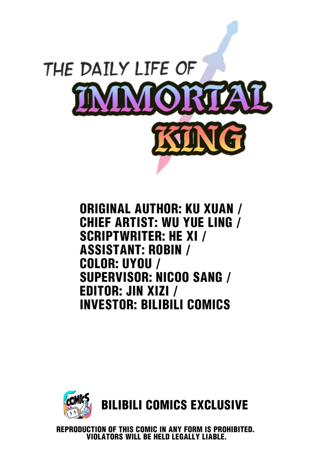 The Daily Life of Immortal King (Colored) Chapter 122 page 1 - 