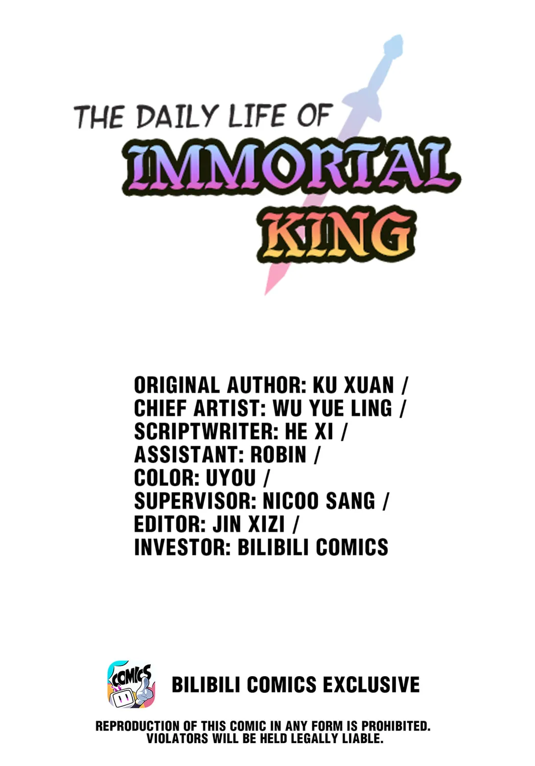 The Daily Life of Immortal King (Colored) Chapter 123 page 1 - 