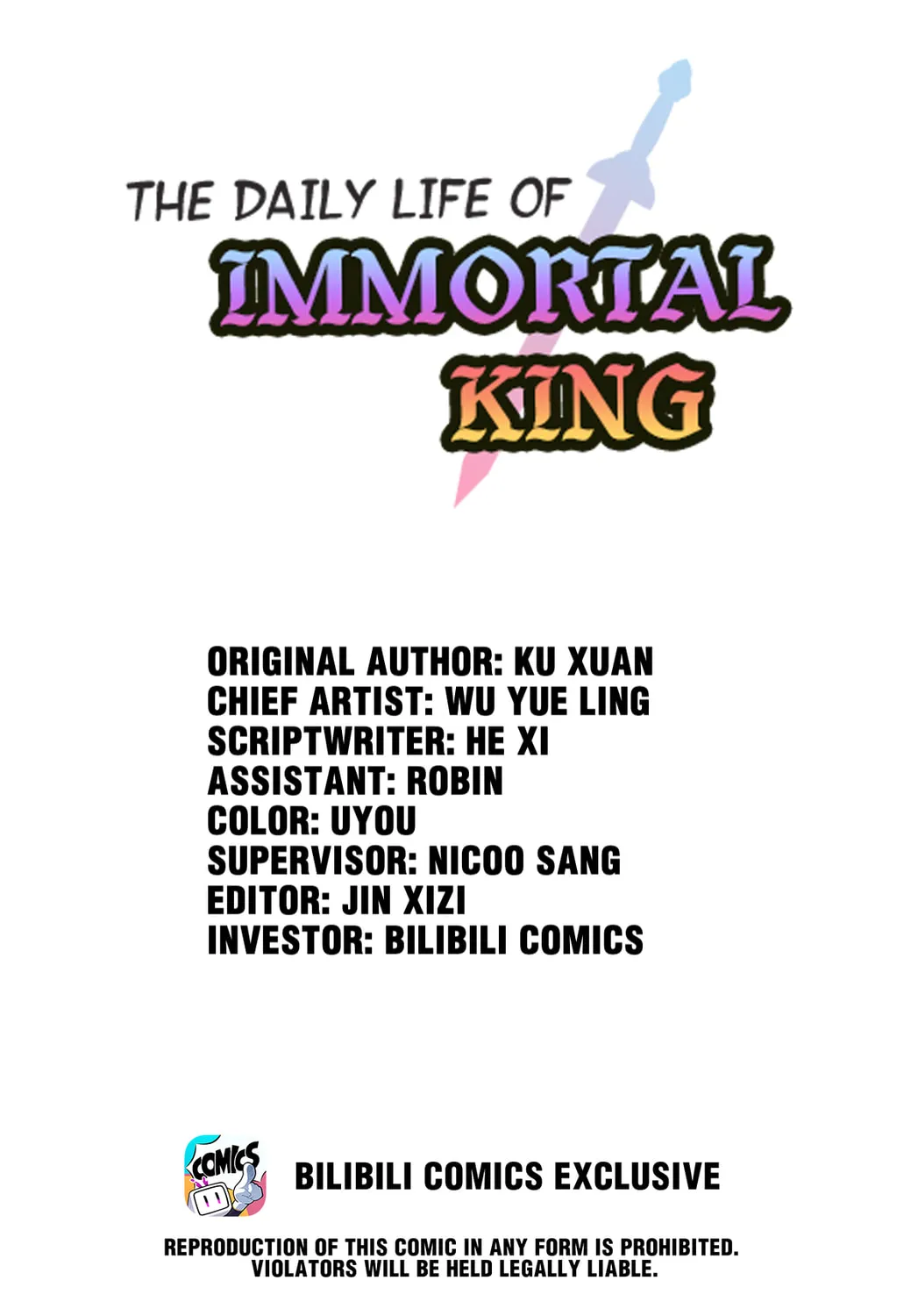 The Daily Life of Immortal King (Colored) Chapter 124 page 1 - 