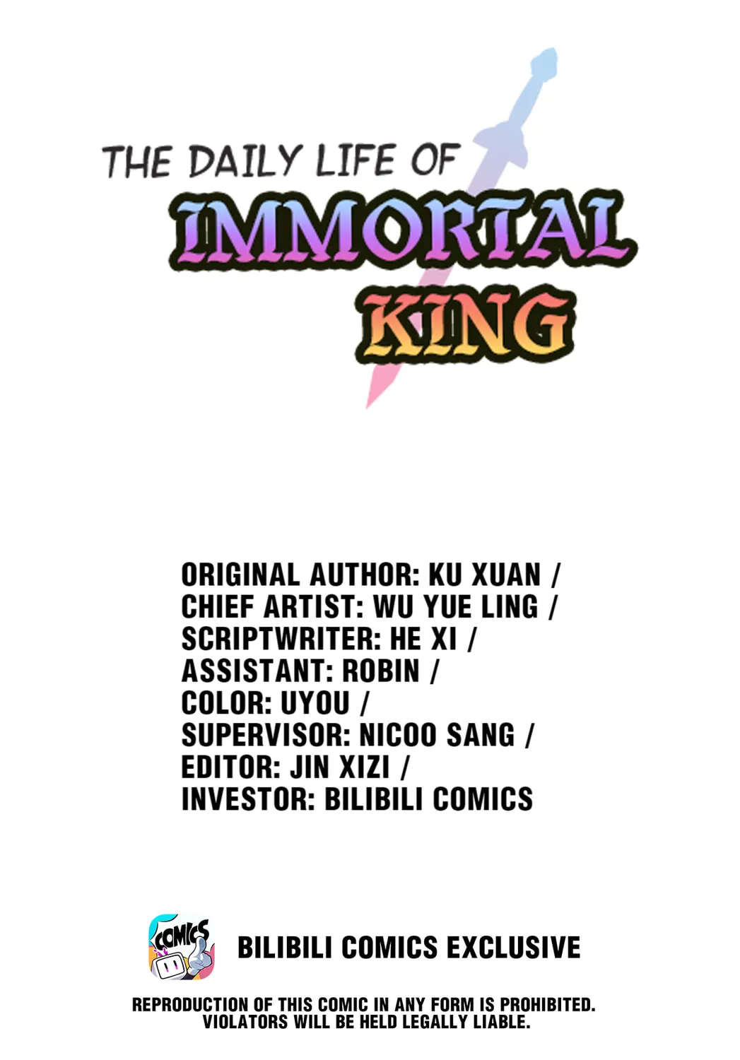The Daily Life of Immortal King (Colored) Chapter 133 page 1 - 