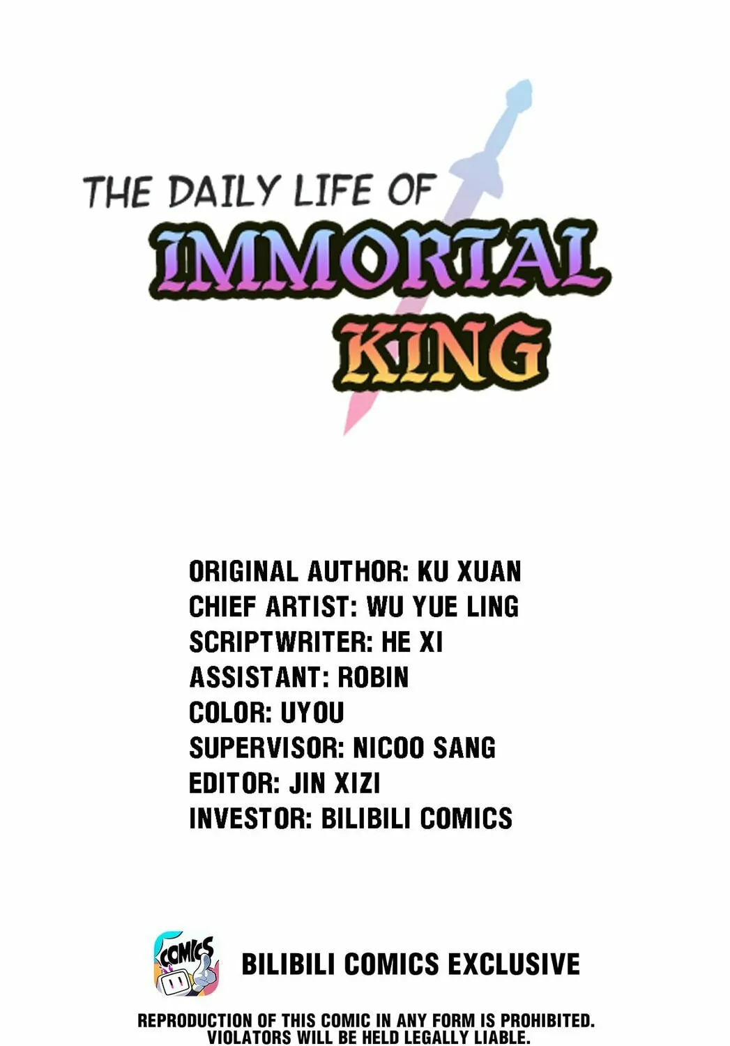 The Daily Life of Immortal King (Colored) Chapter 134 page 1 - 