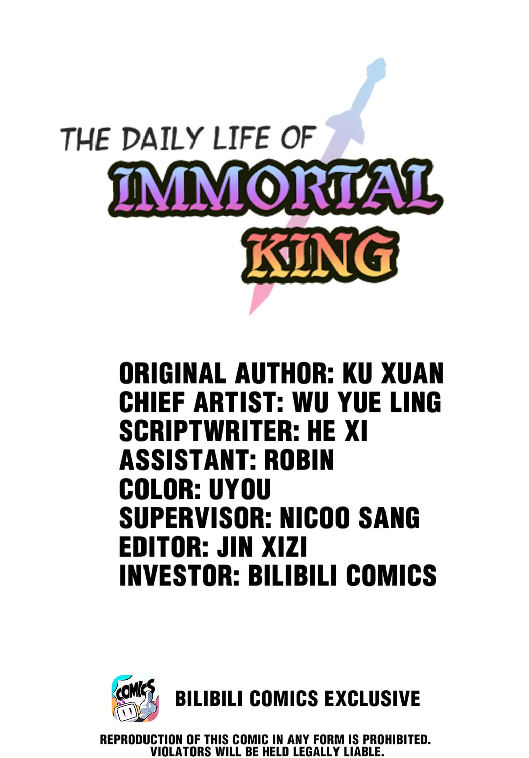 The Daily Life of Immortal King (Colored) Chapter 141 page 1 - 
