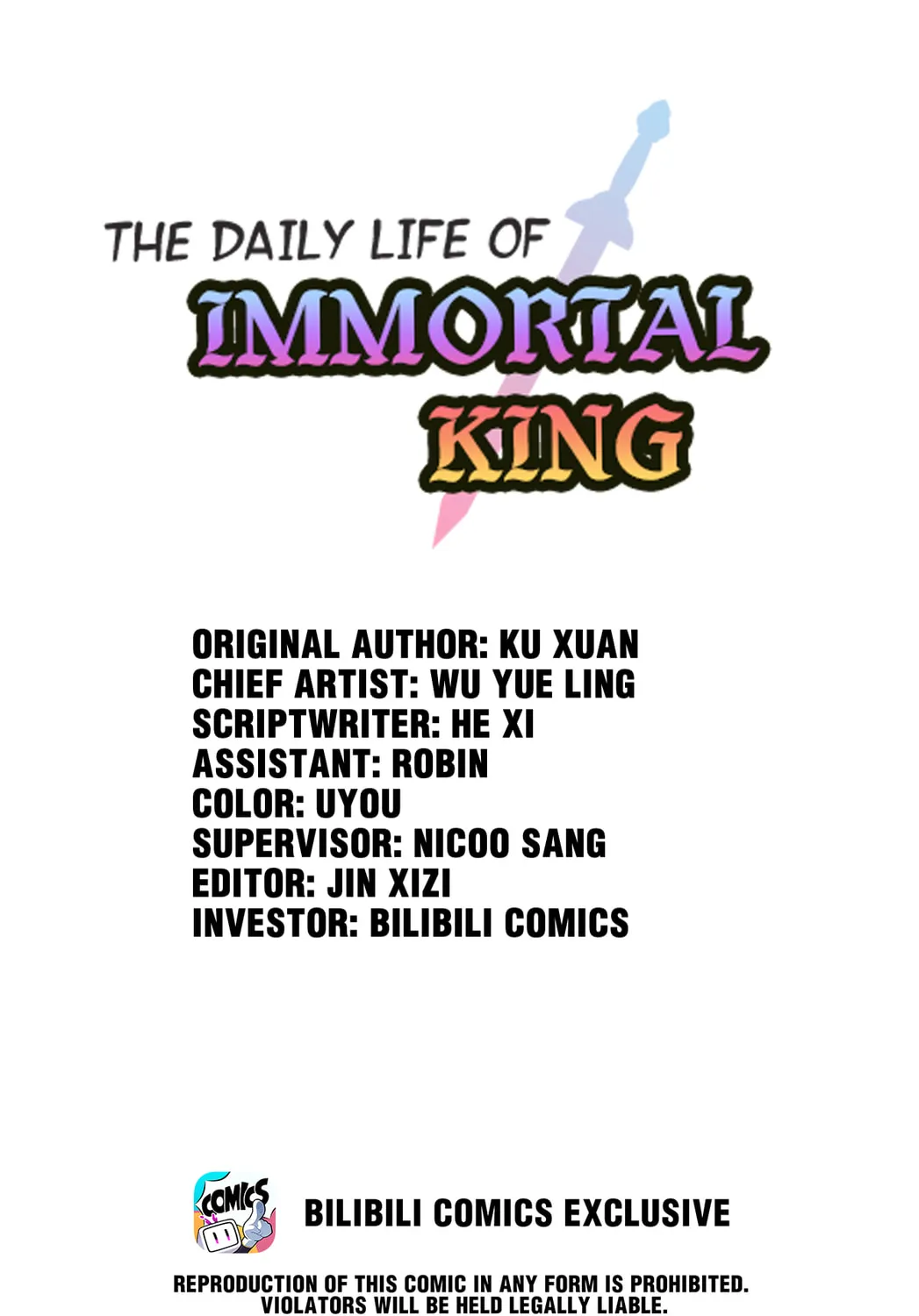 The Daily Life of Immortal King (Colored) Chapter 148 page 1 - 
