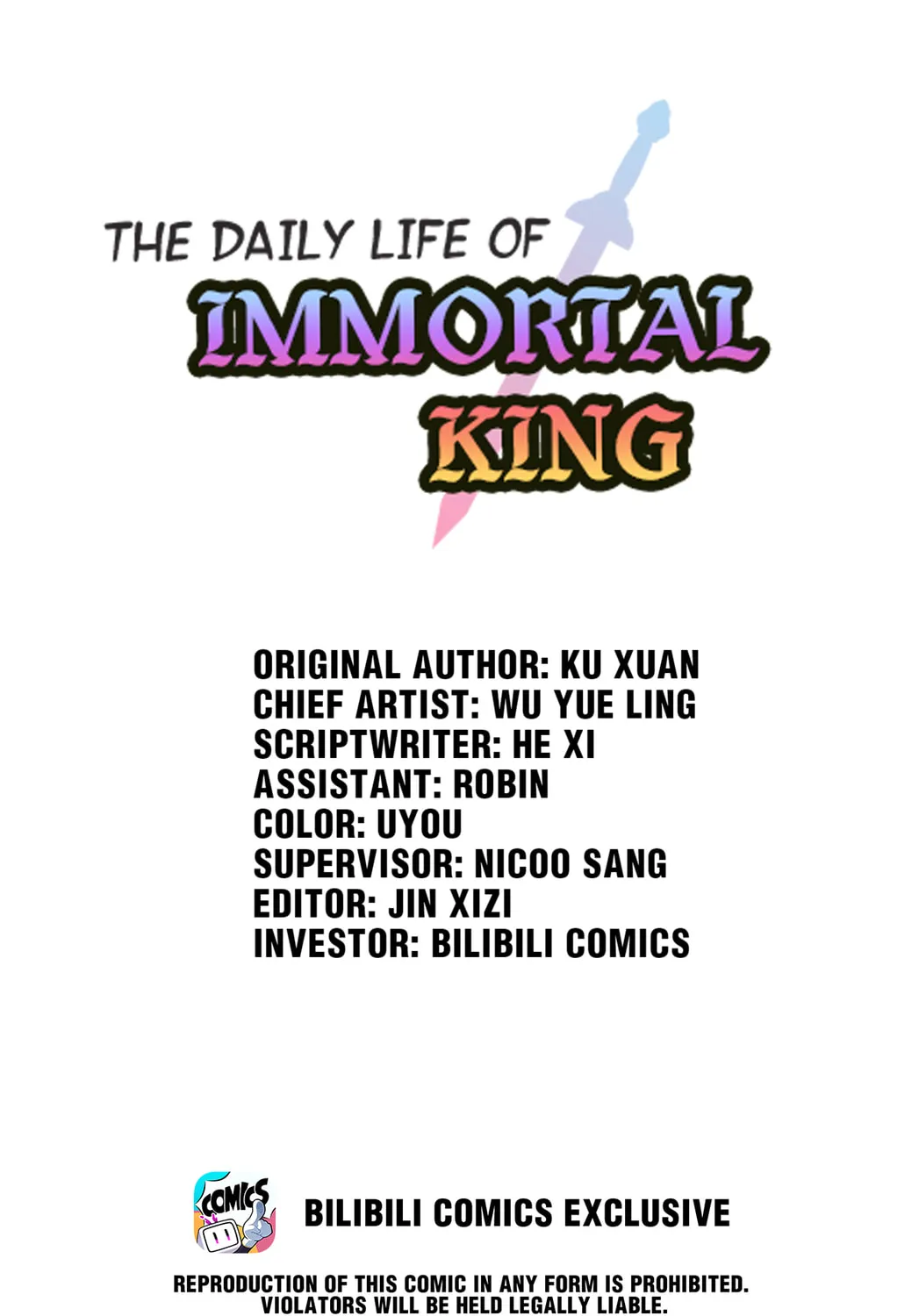 The Daily Life of Immortal King (Colored) Chapter 151 page 1 - 