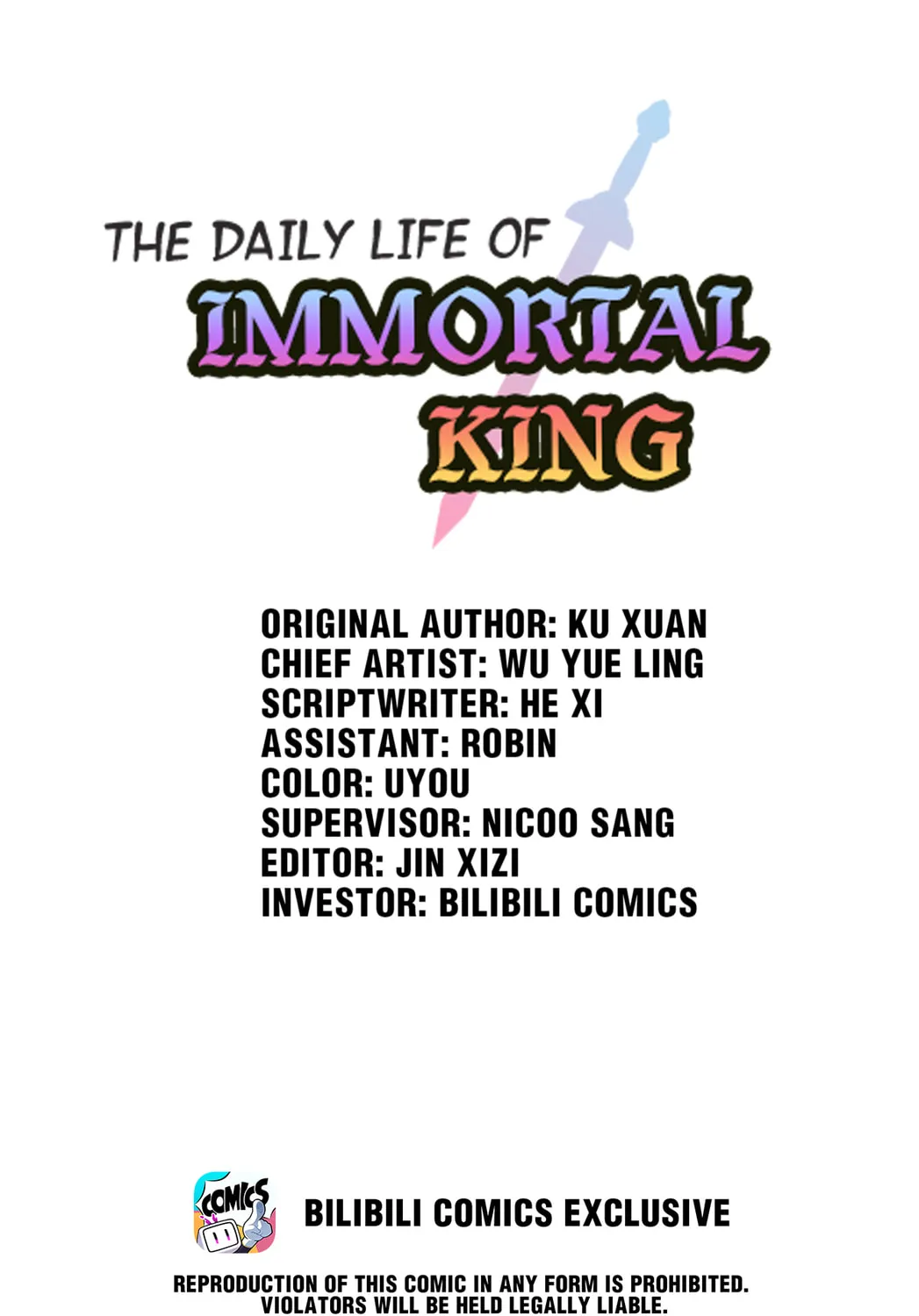 The Daily Life of Immortal King (Colored) Chapter 154 page 1 - 