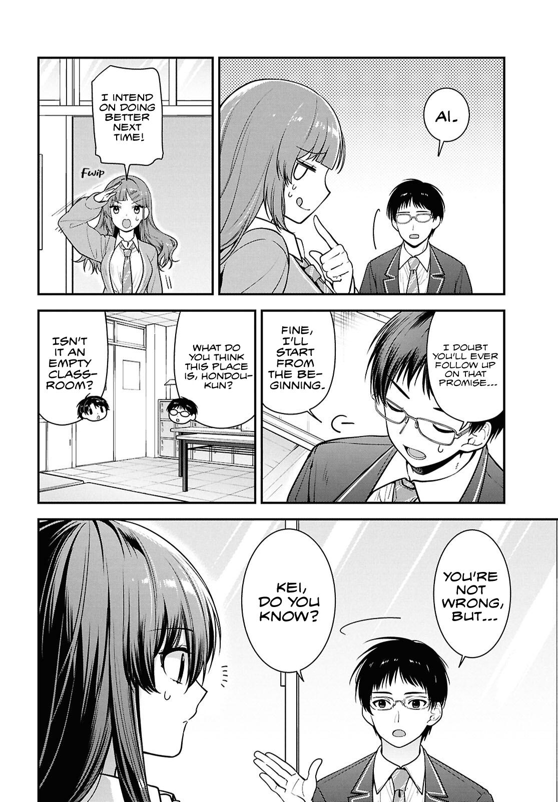 The Delinquent Shimizu-san Sitting Next to Me Has Dyed Her Hair Black Chapter 10.1 page 17 - 
